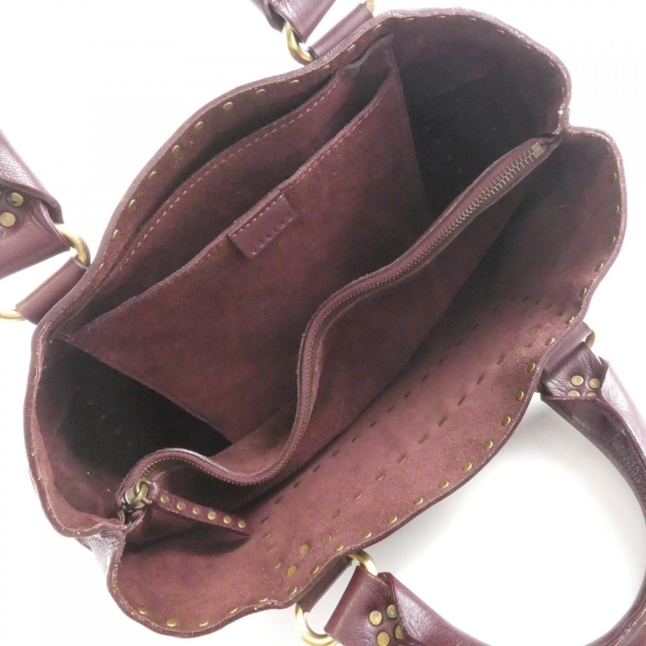 Celine Boogie Bag Handbag Burgundy — view 7