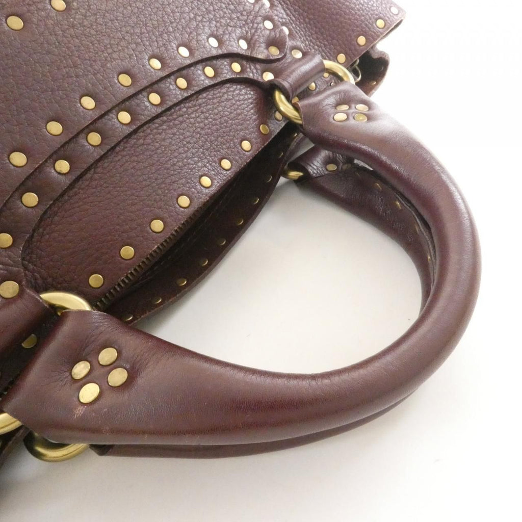 Celine Boogie Bag Handbag Burgundy — view 4
