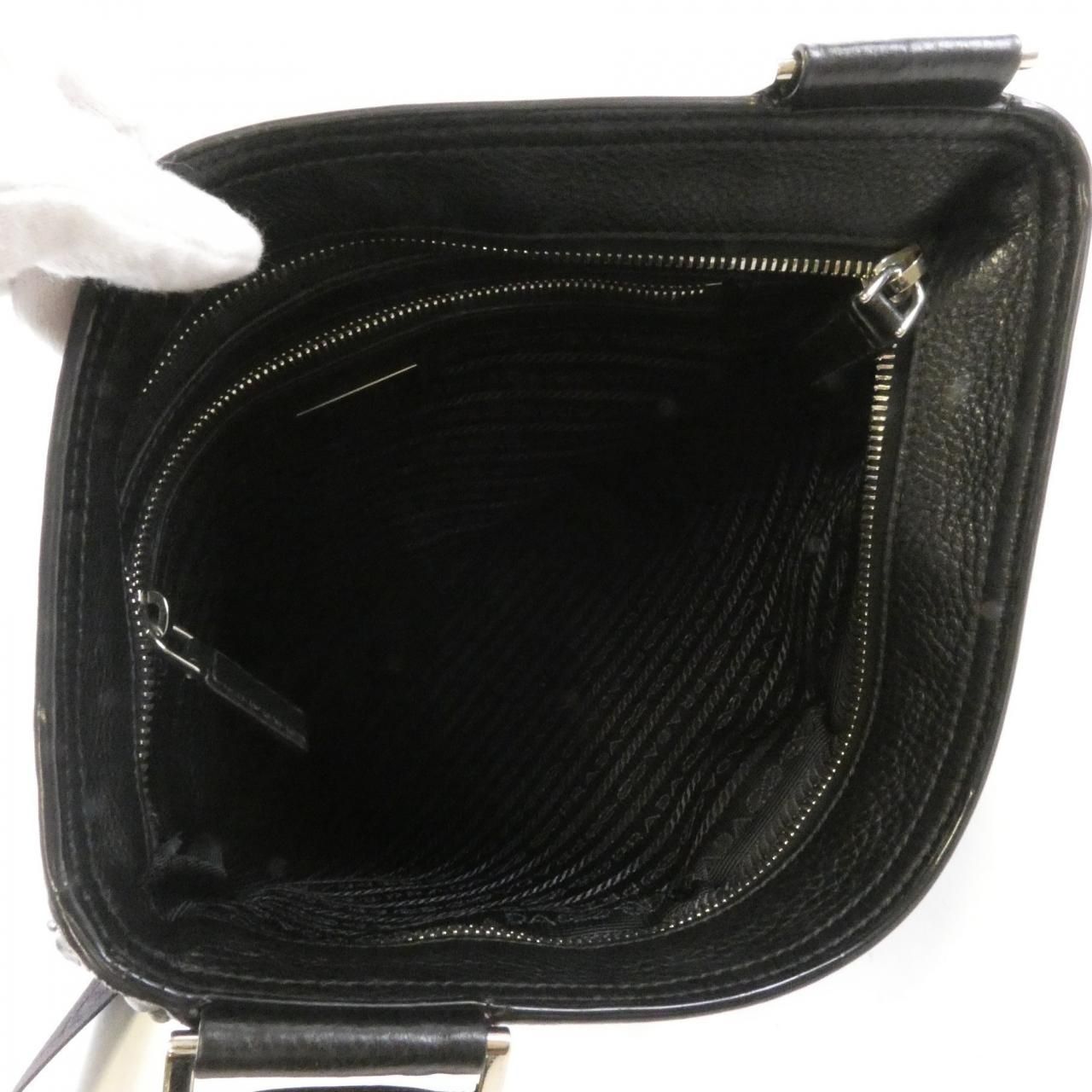 Prada Shoulder Bag Silver — view 8