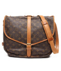 Louis Vuitton Shoulder Bag Crossbody Saumur 35 Monogram