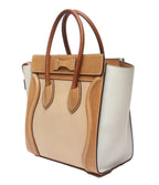 Celine Luggage Micro Handbag Beige Tan