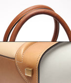 Celine Luggage Micro Handbag Beige Tan