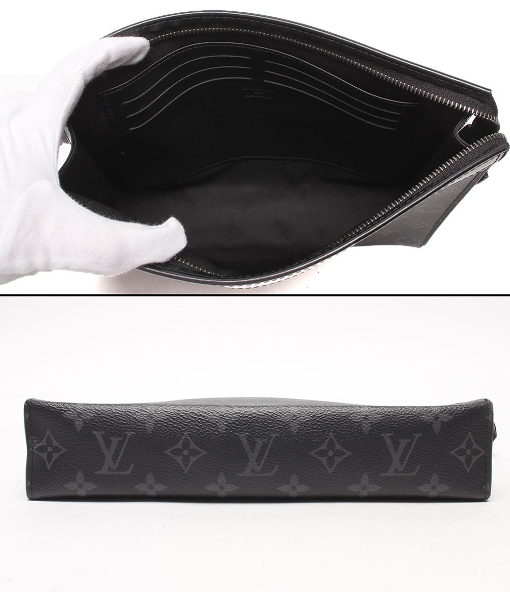 Louis Vuitton Pouch Clutch Pochette Voyage MM Monogram Eclipse — view 4