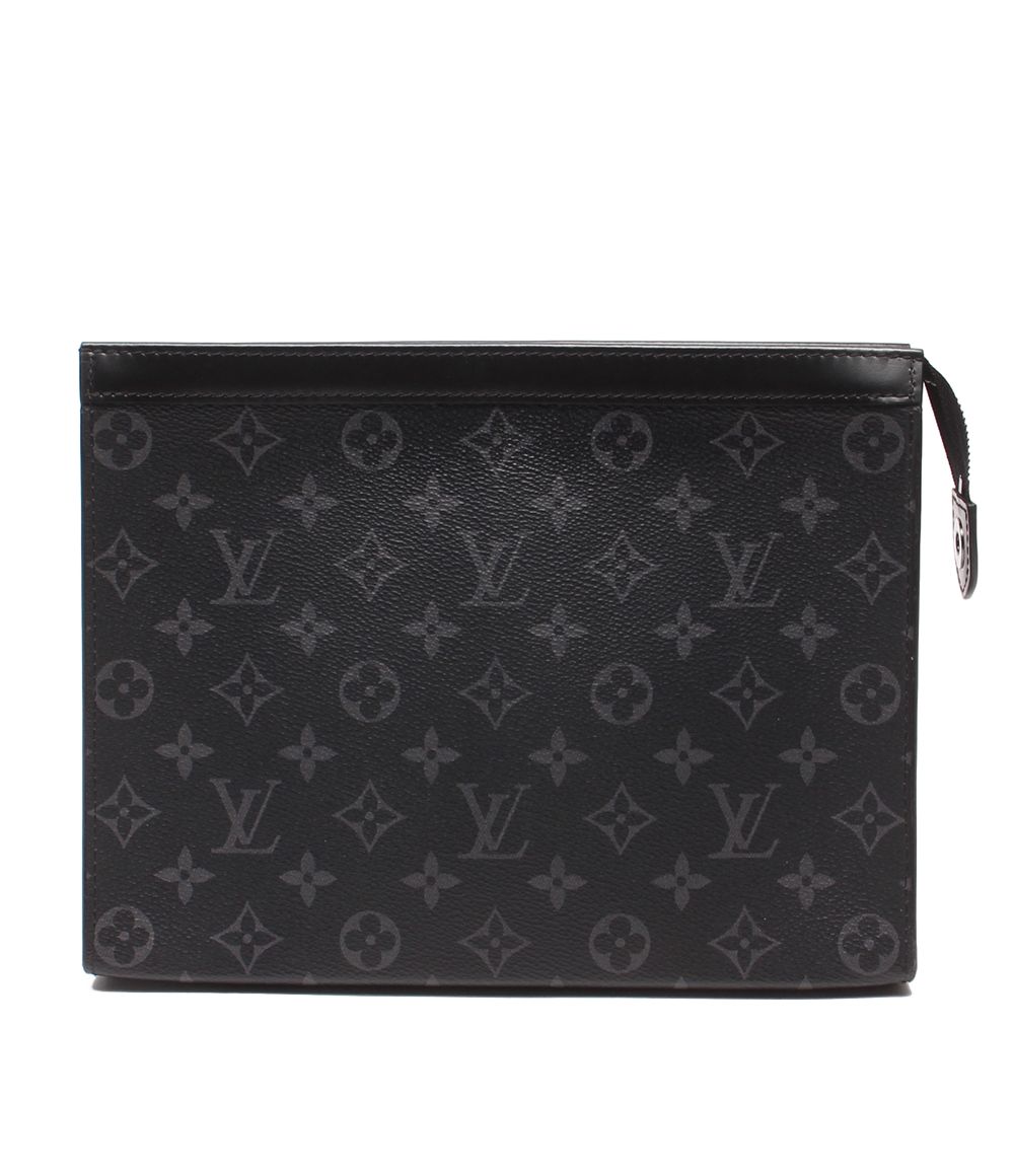 Louis Vuitton Pouch Clutch Pochette Voyage MM Monogram Eclipse