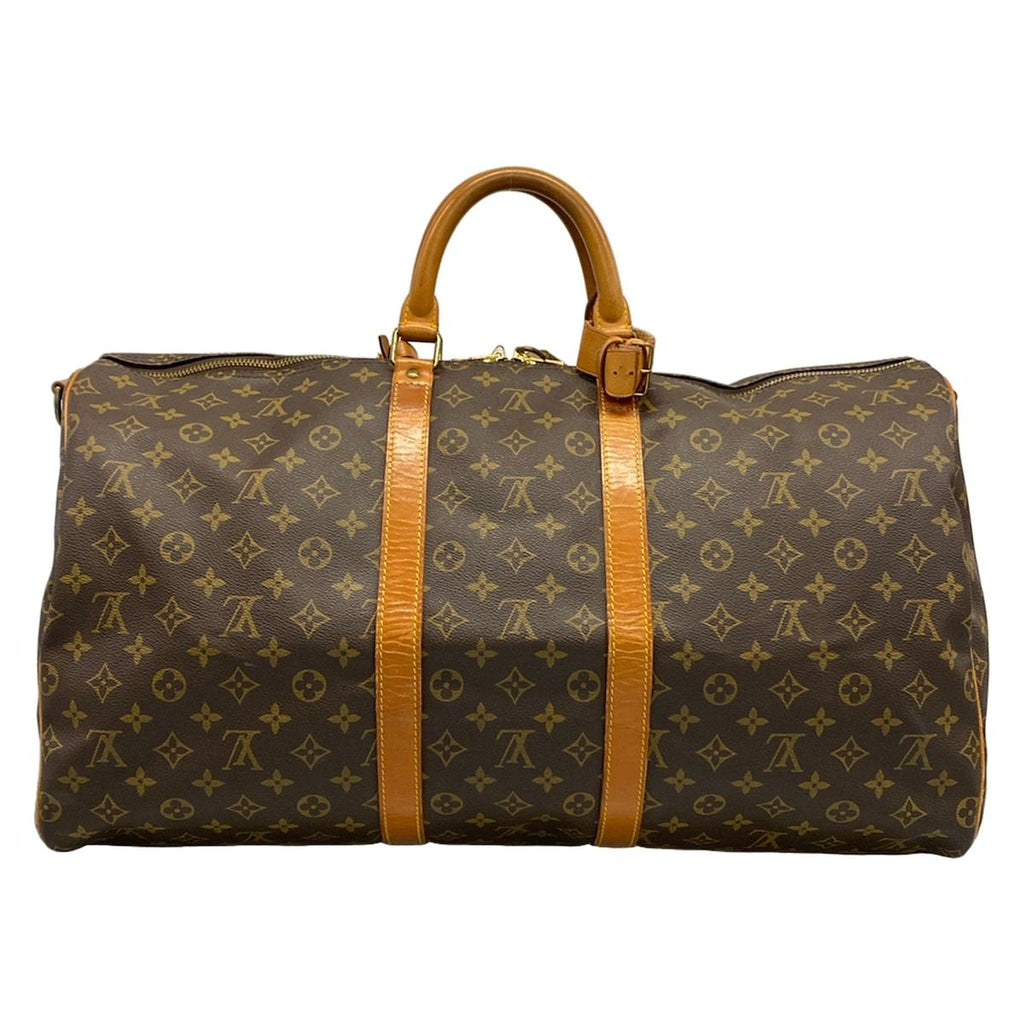 Louis Vuitton Boston Bag Monogram Keepall Bandouliere 55 — view 3