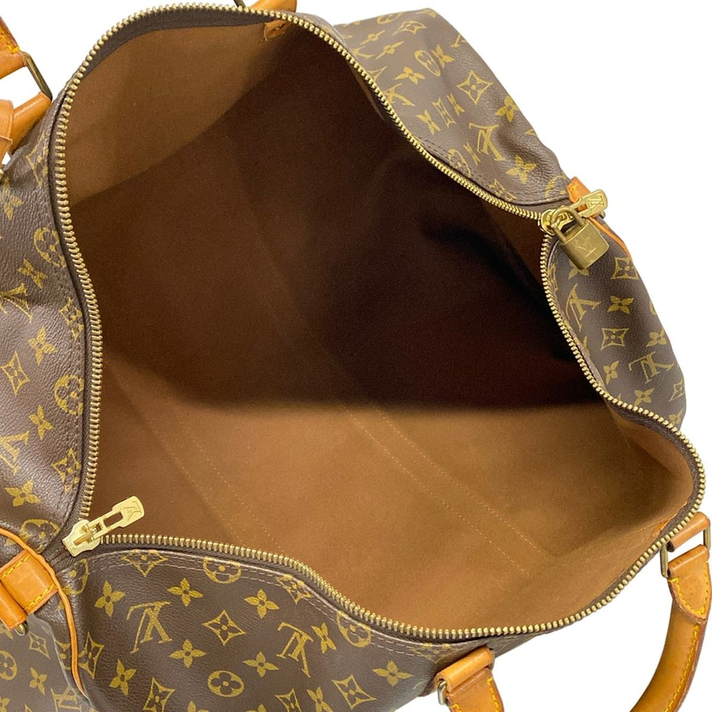 Louis Vuitton Boston Bag Monogram Keepall Bandouliere 55 — view 7