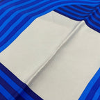 Hermes Scarf Carre 90 Light Gray Blue Multi Maillons de Joel Stein — view 7