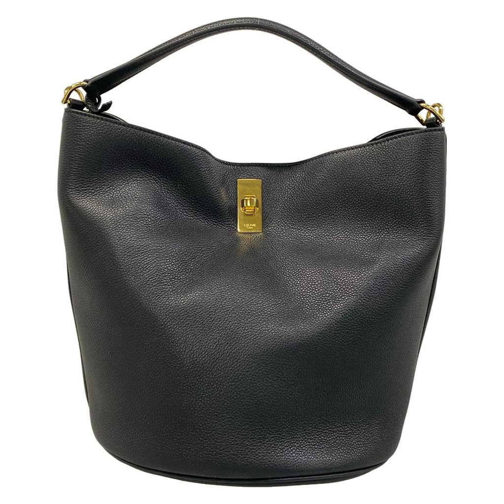 Celine 16 Bucket Bag Black