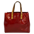 Louis Vuitton Handbag Monogram Vernis Reed PM Pomme D'amour Leather