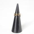 Saint Laurent Paris Ring YSL Logo Gold
