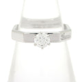 Gucci Ring Octagonal Solitaire 18k White Gold Diamond