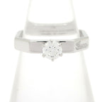 Gucci Ring Octagonal Solitaire 18k White Gold Diamond