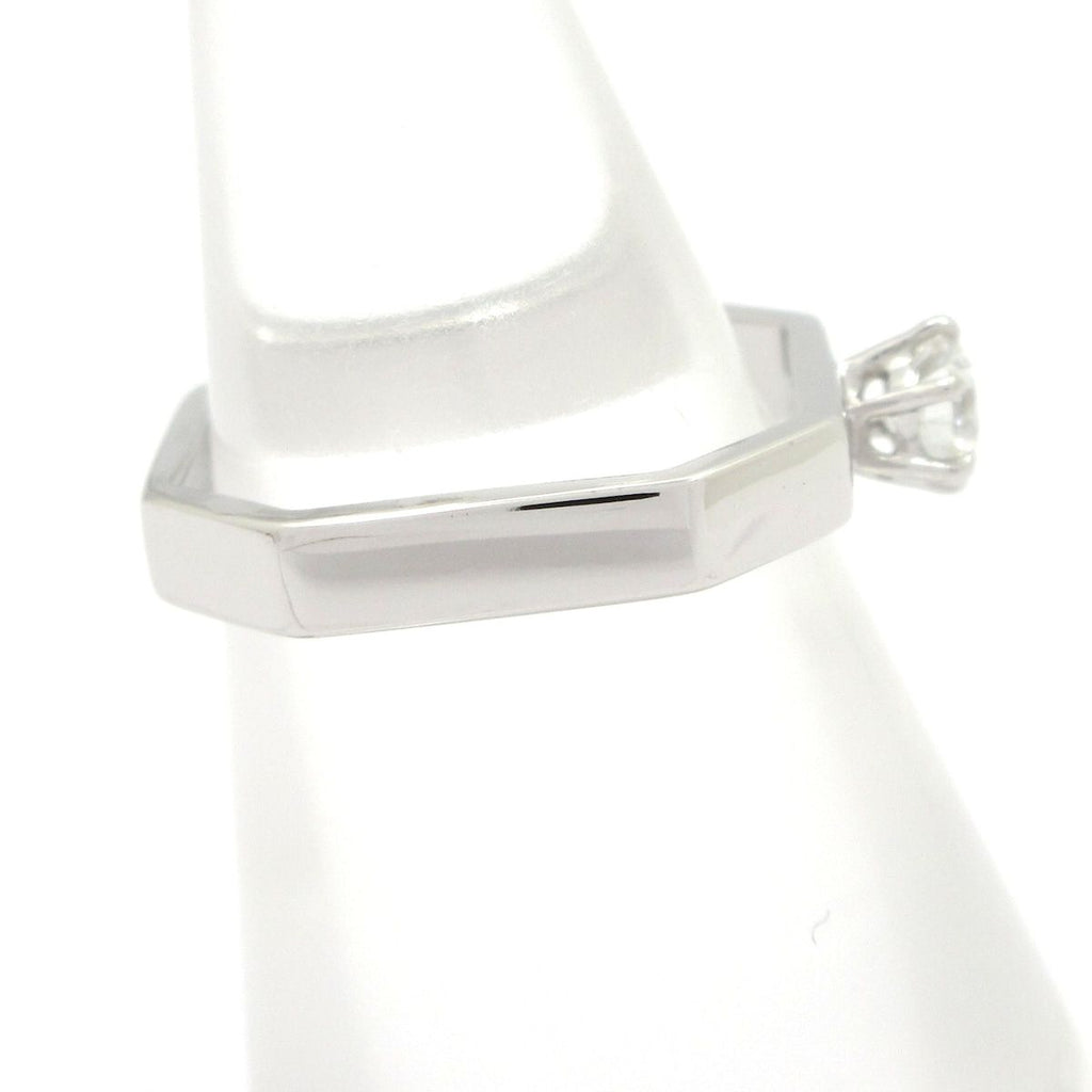 Gucci Ring Octagonal Solitaire 18k White Gold Diamond — view 2