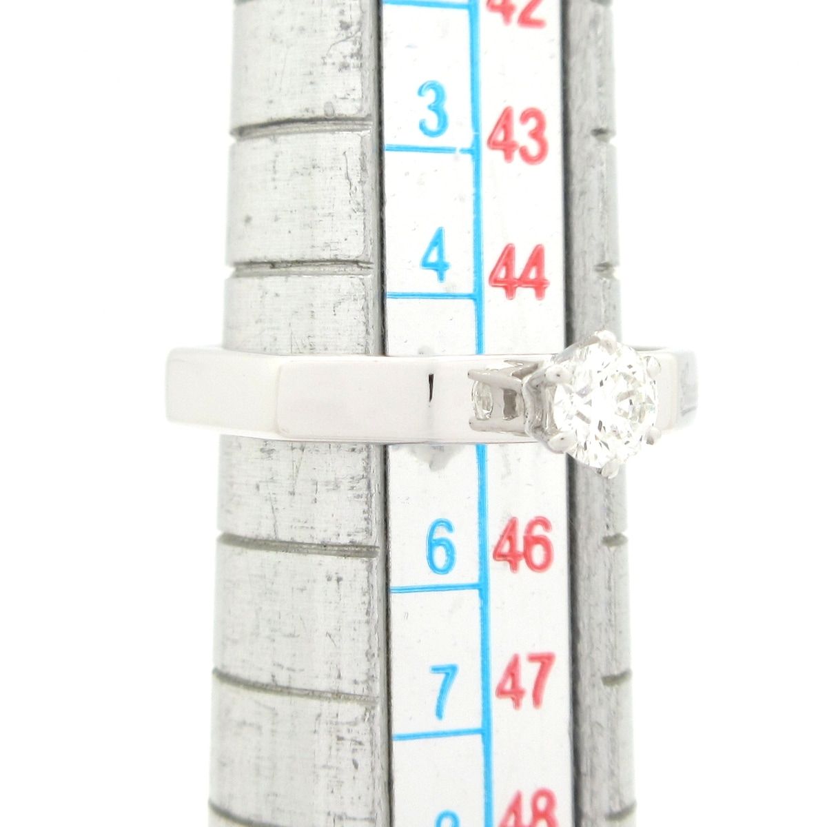 Gucci Ring Octagonal Solitaire 18k White Gold Diamond — view 7