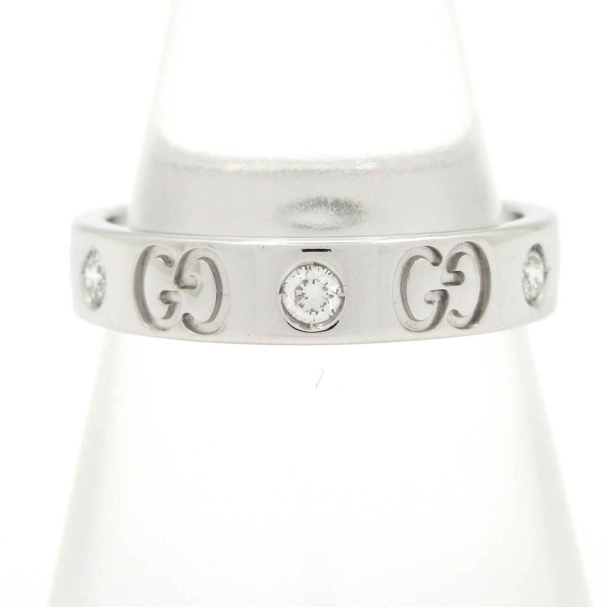 Gucci Ring Icon 18k White Gold Diamond