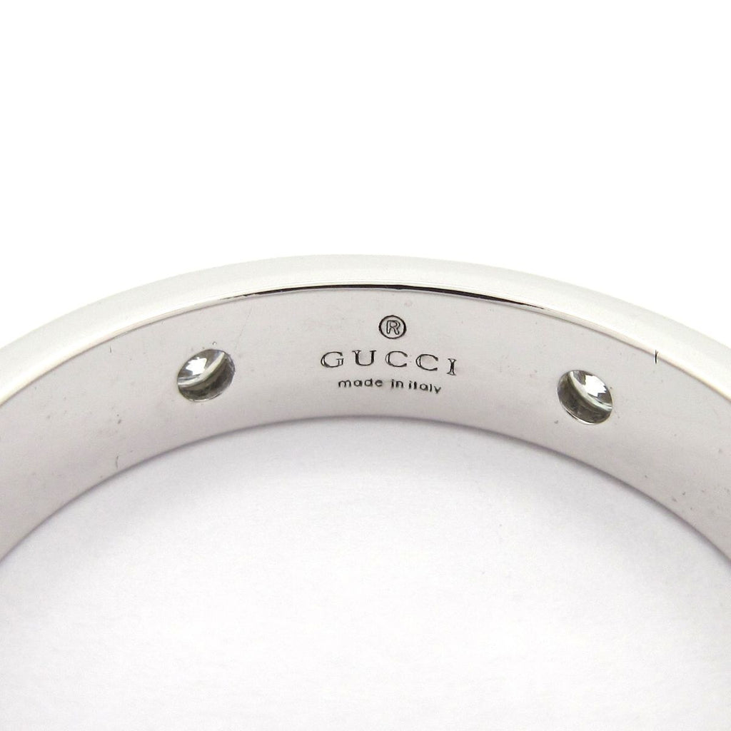 Gucci Ring Icon 18k White Gold Diamond — view 5