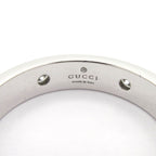 Gucci Ring Icon 18k White Gold Diamond — view 5