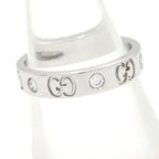 Gucci Ring Icon 18k White Gold Diamond — view 2