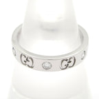 Gucci Ring Icon 18k White Gold Diamond — view 3