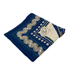 Hermes Shawl Carre Geant 140 Navy Ivory Black Zouaves Et Dragons Scarf