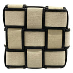 Bottega Veneta Shoulder Bag Cassette Mini Cross White Black Maxi Intrecciato — view 5
