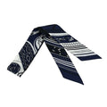 Hermes Scarf Twill Navy White Amazon Festival Silk