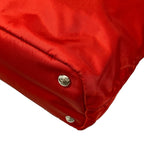 Prada Handbag Red Black Leather — view 6