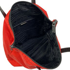 Prada Handbag Red Black Leather — view 7