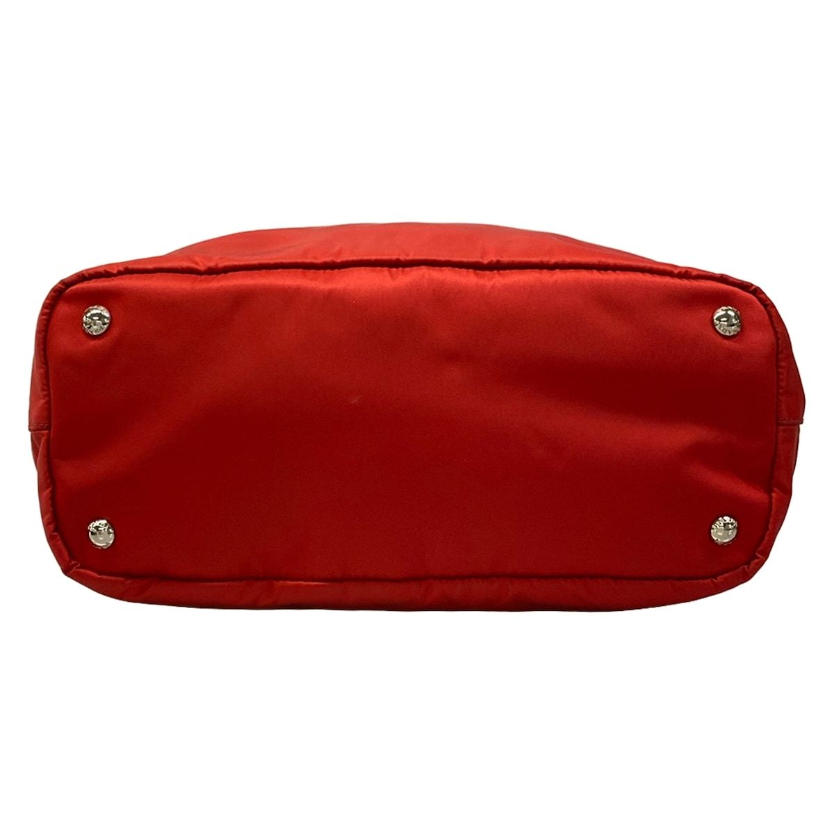 Prada Handbag Red Black Leather — view 5