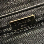 Prada Handbag Red Black Leather — view 9