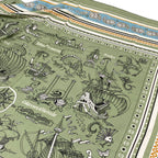 Hermes Shawl Carre Geant 140 Green White Black Tatouages Marins Bandana — view 4