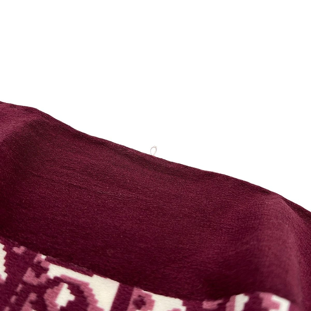 Dior Scarf White Bordeaux — view 5