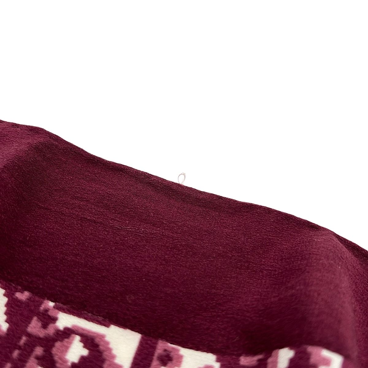 Dior Scarf White Bordeaux — view 5