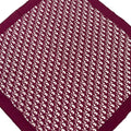 Dior Scarf White Bordeaux