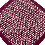 Dior Scarf White Bordeaux