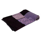 Loewe Shawl Purple Beads Wool Silk Scarf