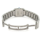 Cartier Watch Tank Francaise SM SS Diamond Bezel Silver — view 7