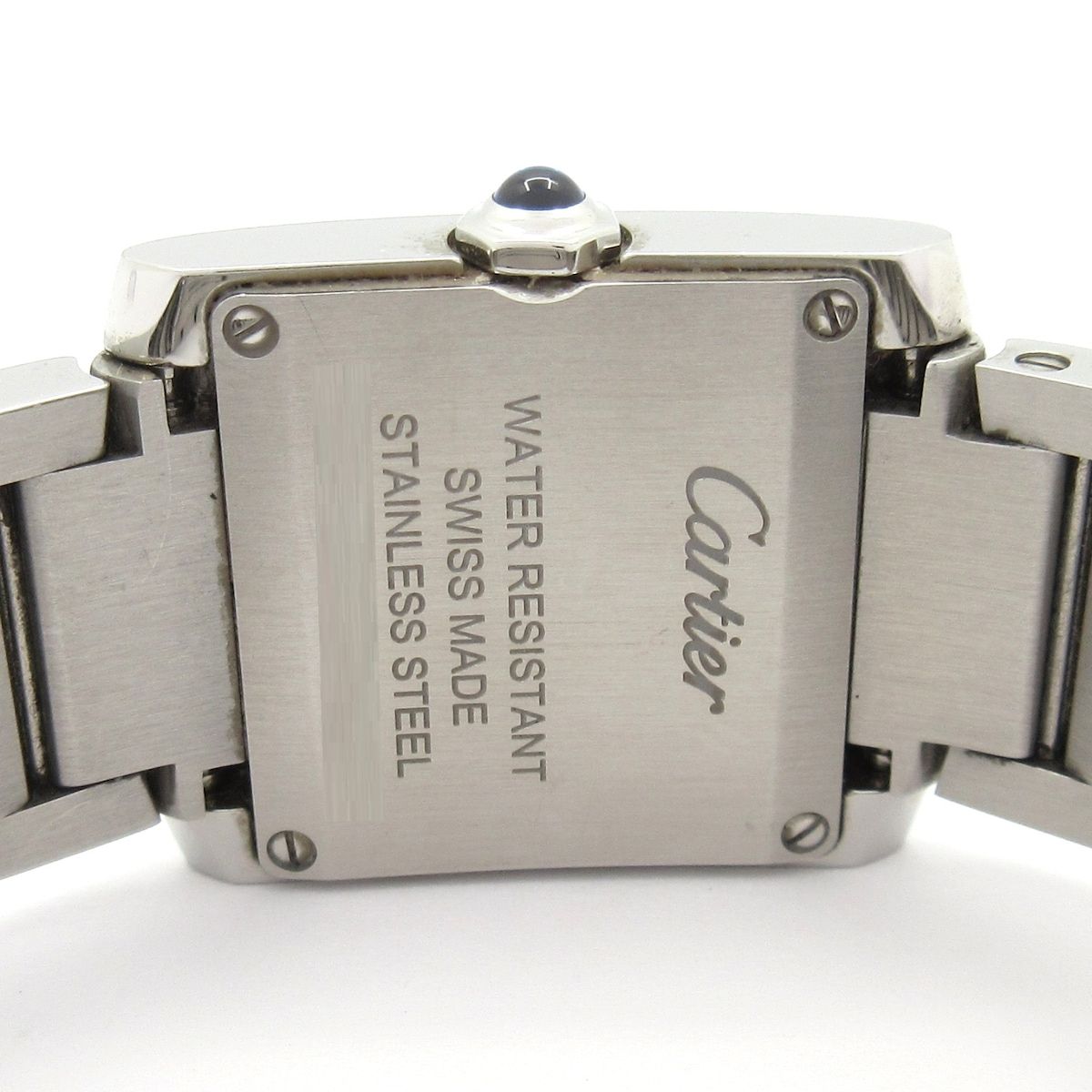Cartier Watch Tank Francaise SM SS Diamond Bezel Silver — view 3
