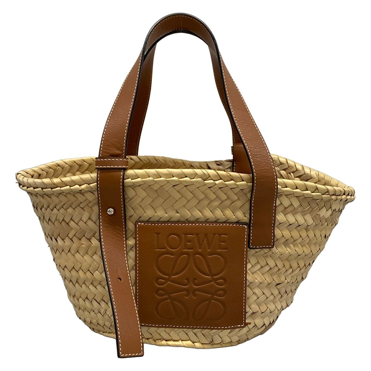 Loewe Tote Basket Natural Tan Leather