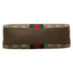 Gucci Shoulder Bag Ophidia Beige Dark Brown Multi Leather — view 5