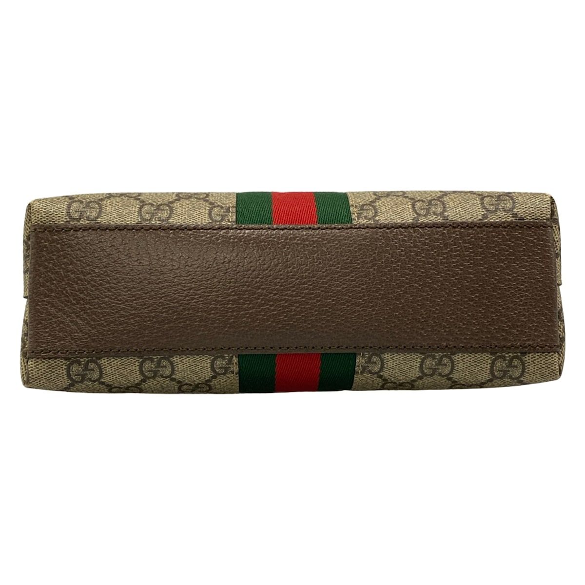 Gucci Shoulder Bag Ophidia Beige Dark Brown Multi Leather — view 5