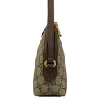 Gucci Shoulder Bag Ophidia Beige Dark Brown Multi Leather — view 2
