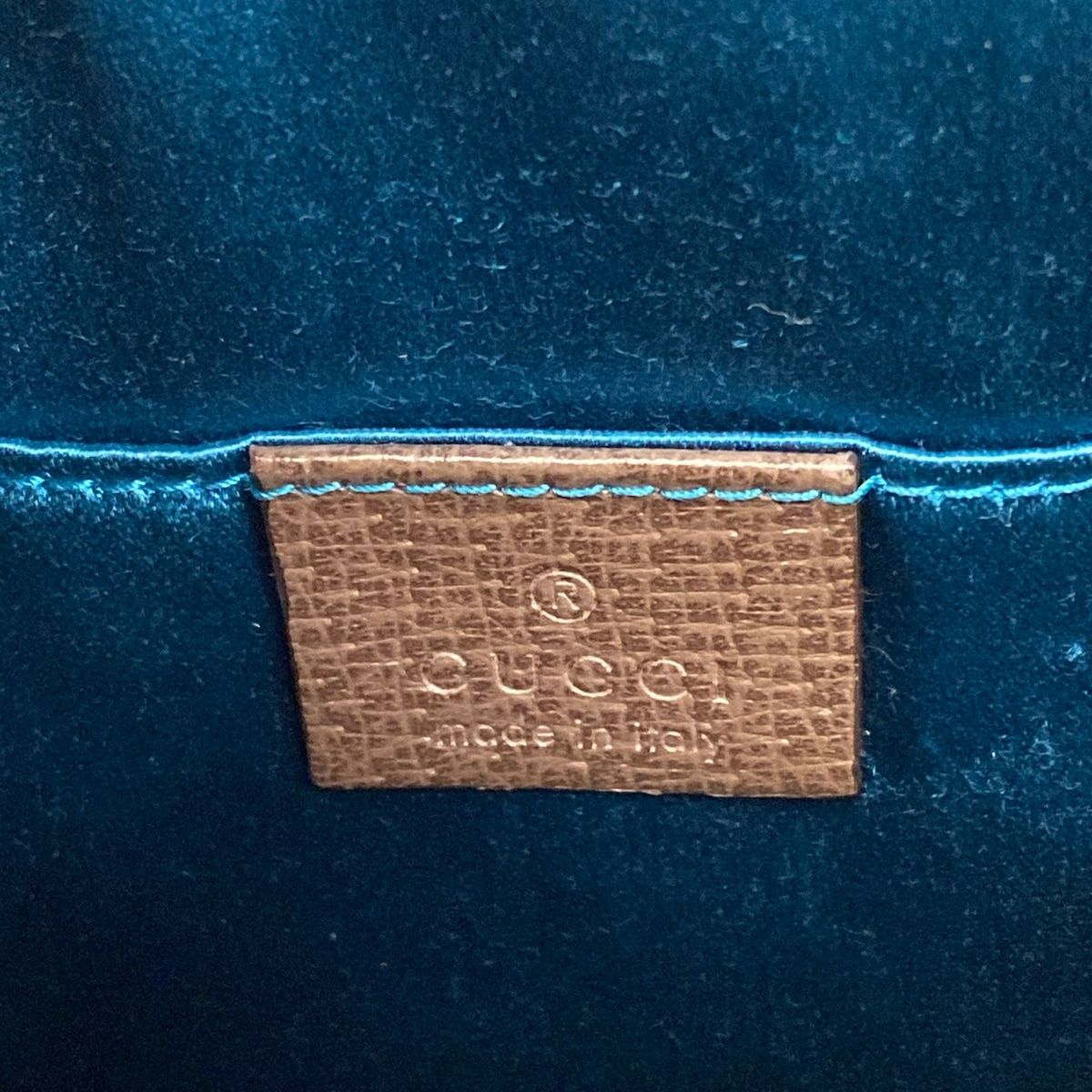 Gucci Shoulder Bag Ophidia Beige Dark Brown Multi Leather — view 9