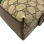 Gucci Shoulder Bag Ophidia Beige Dark Brown Multi Leather — view 6