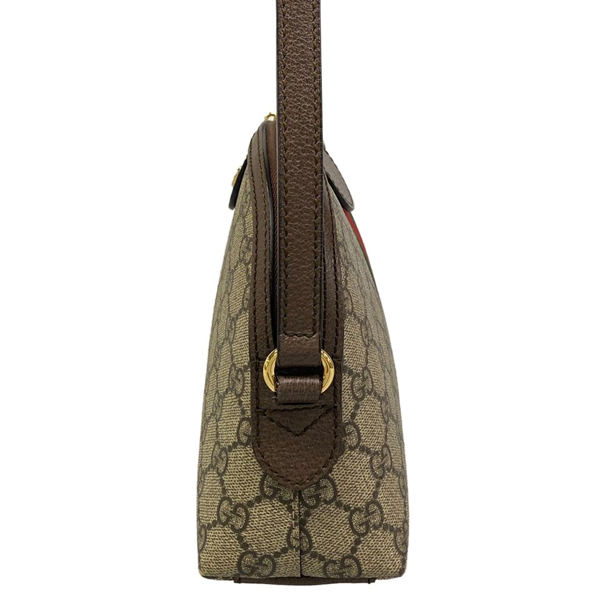 Gucci Shoulder Bag Ophidia Beige Dark Brown Multi Leather — view 4
