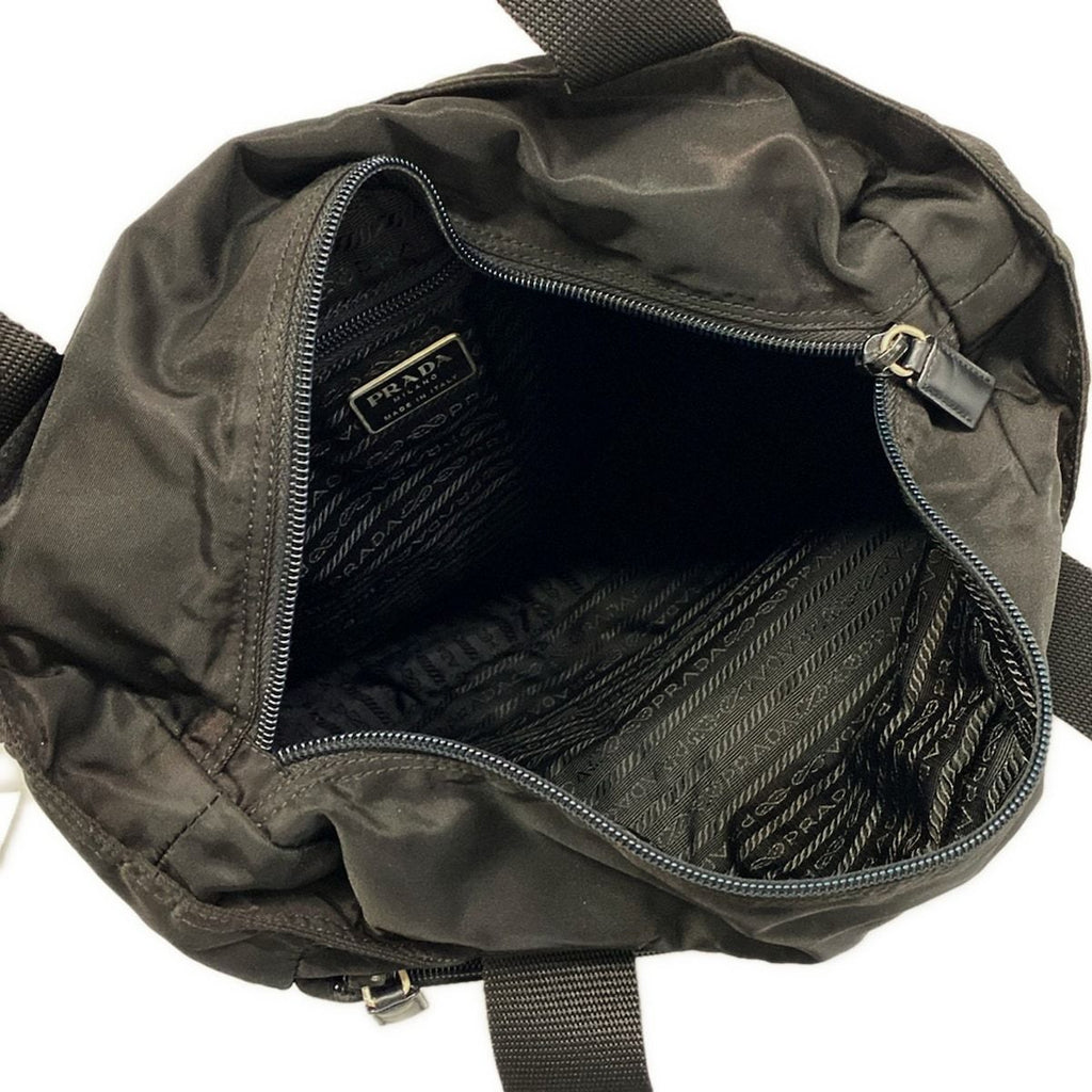 Prada Shoulder Bag Black Leather — view 7