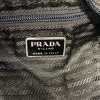 Prada Shoulder Bag Black Leather — view 8
