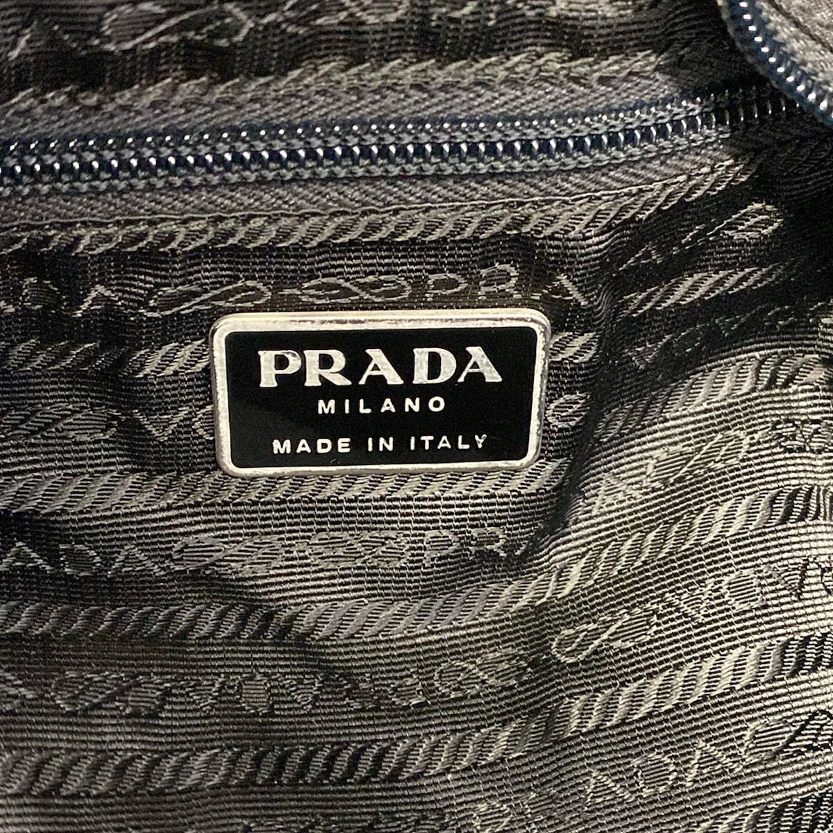Prada Shoulder Bag Black Leather — view 8