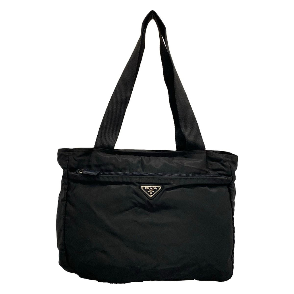 Prada Shoulder Bag Black Leather