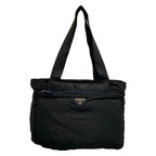 Prada Shoulder Bag Black Leather